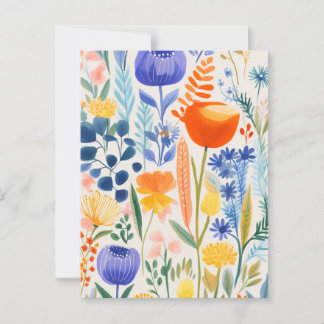 Pretty Little Flowers Postcard