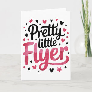 Pretty Little Flyer, Cheering Cheerleader Cheerlea Card