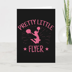 Pretty Little Flyer Cheerleader Love Mum Girls Gif Card