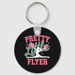 Pretty Little Flyer Funny Cheer Coach Cheerleading Key Ring