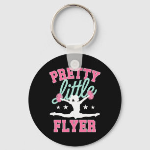 Pretty Little Flyer Funny Cheer Coach Cheerleading Key Ring