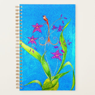 Pretty Little Orchid Bird Planner