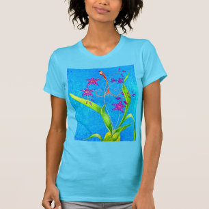 Pretty Little Orchid Bird  T-Shirt