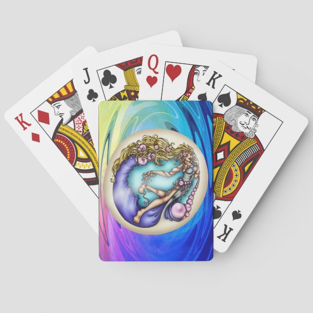 Pretty Little Pearl Playing Cards (Back)