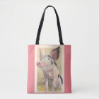 Pretty Little Pig Tote Bag