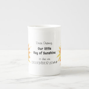 Pretty Little Ray Sunshine Sun Cute Personalised Bone China Mug