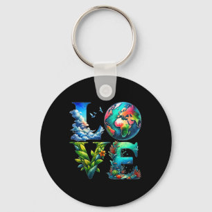 Pretty Love Earth Day Every Day Earth Day 1  Key Ring