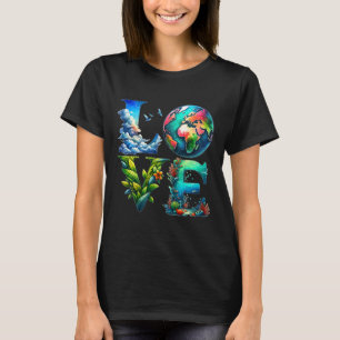Pretty Love Earth Day Every Day Earth Day 1 T-Shirt