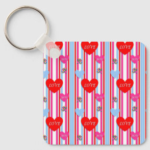 Pretty Love Hearts One Dozen Dipped Oreo® Cookies Key Ring