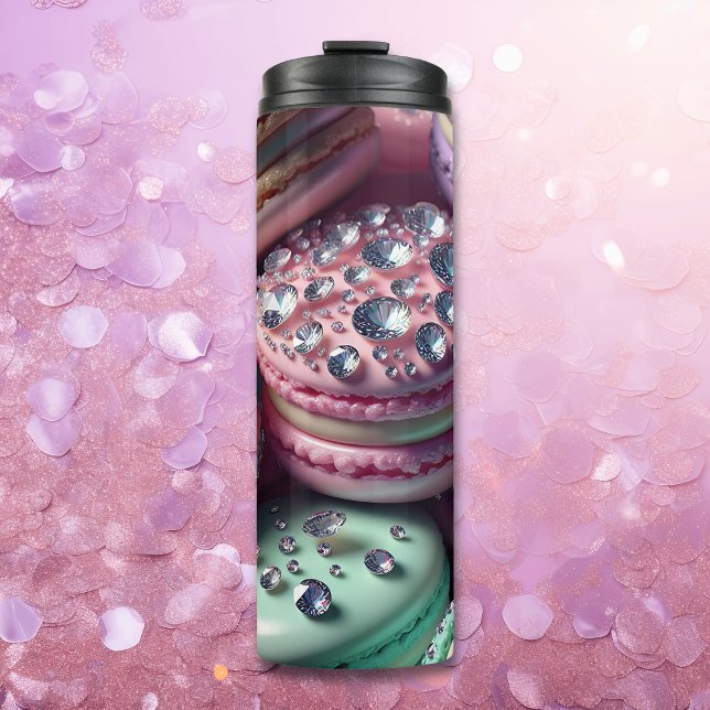 Pretty Macaron Bling Thermal Tumbler (Creator Uploaded)