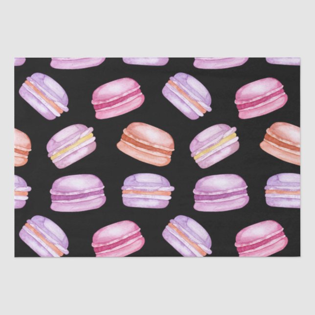 Pretty Macaroons printed   Tissue Paper (Front)