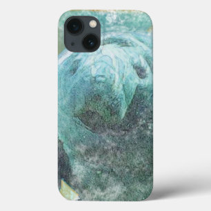 Pretty Manatee Art iPhone 13 Case