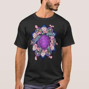 Pretty Mandala Ocean Animal Maori Tribal Hawaiian T-Shirt