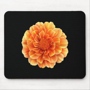 Pretty Marigold Flower Season Mouse Pad
