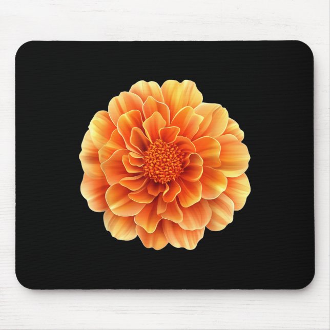 Pretty Marigold Flower Season  Mouse Pad (Front)