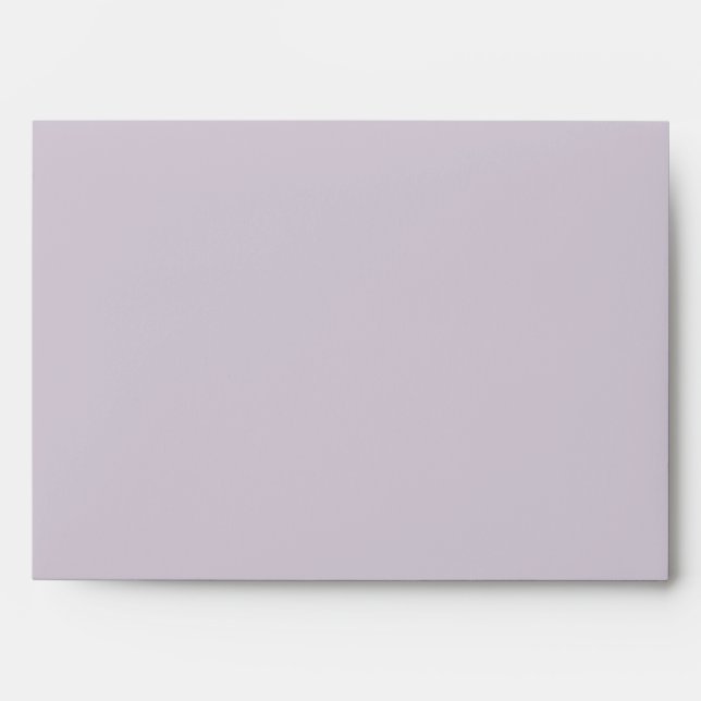 Pretty Mauve Fine Art Wedding Envelope (Front)