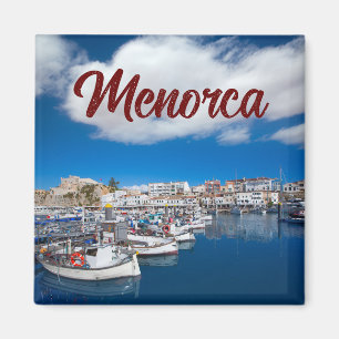 Pretty Menorca Port of Ciutadella - Souvenir Magnet