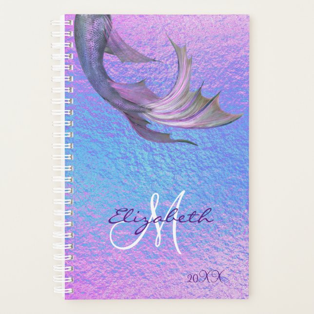 Pretty Mermaid Tail Iridescent Organiser Daily (Front)