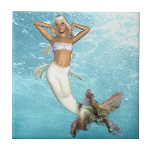 Pretty Mermaid  Tile