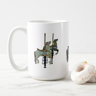 Pretty Merry Go Round Carousel Horses Pattern  Coffee Mug