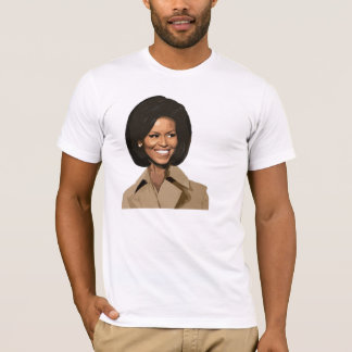 Pretty Michelle Obama Face T-Shirt