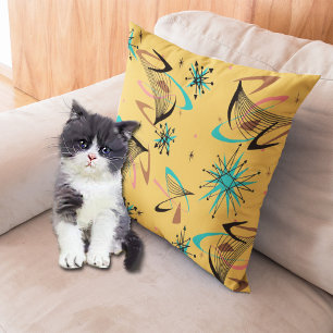 Pretty, Mid Century Modern, Abstract Pattern Outdoor Cushion