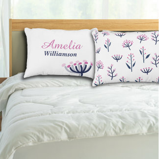 Pretty Mimosa Florals Personalise Decorative Cushion