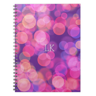 Pretty Modern Pink Floating Colour Notebook