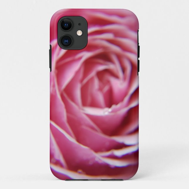 Pretty Modern pink rose close up Case-Mate iPhone Case (Back)