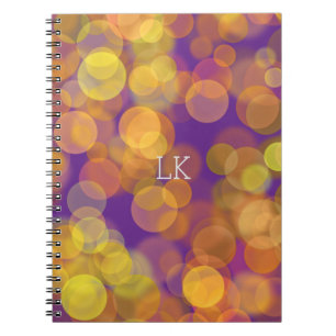 Pretty Modern Yellow & Orange Floating Colour Notebook