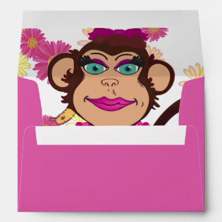 Pretty Monkey Surprise Envelopes