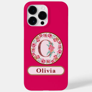 Pretty Monogram O Floral Case-Mate iPhone Case
