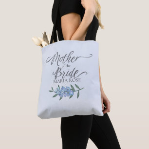 Pretty Mother of the Bride Floral Personalised Tote Bag