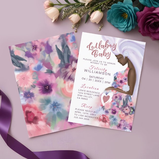 Pretty Mother To Be Floral Baby Shower Invitation (Pretty Mother To Be Floral Baby Shower Invitation)