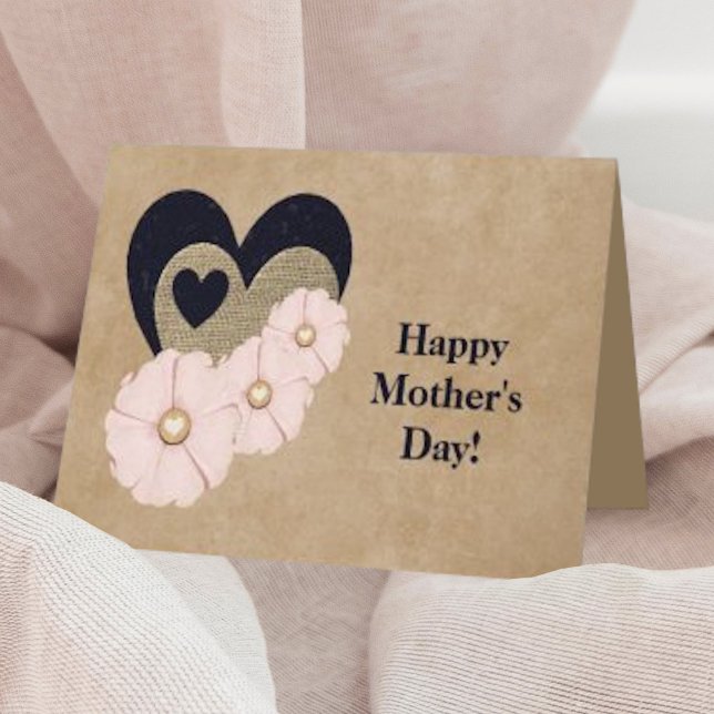 Pretty Mother's Day Card w/Hearts & Flowers (Creator Uploaded)