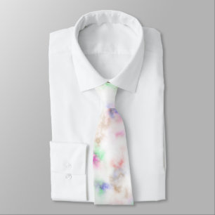 Pretty Multicolour Marble Pattern Tie