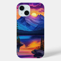 Pretty Nature Landscape Mountain Lake Sunset