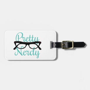 Pretty Nerdy Luggage Tag