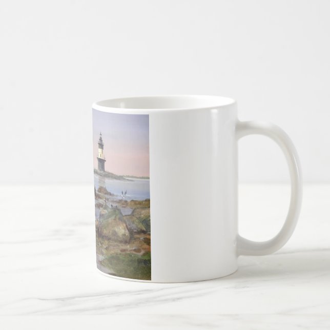 Pretty Orient Point Lighthouse Coffee Mug (Right)