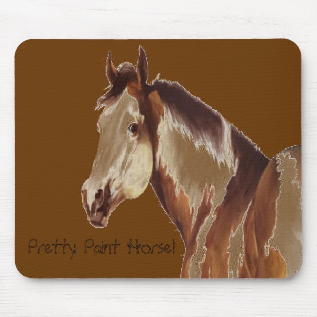 Pretty Paint Horse ~ Mousepad (Front)
