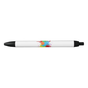 Pretty Paint Splatter Painting Abstract Art Paint Black Ink Pen