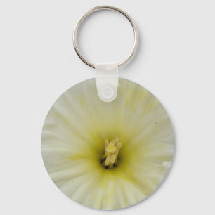 Pretty Pale Daffodil Keychain