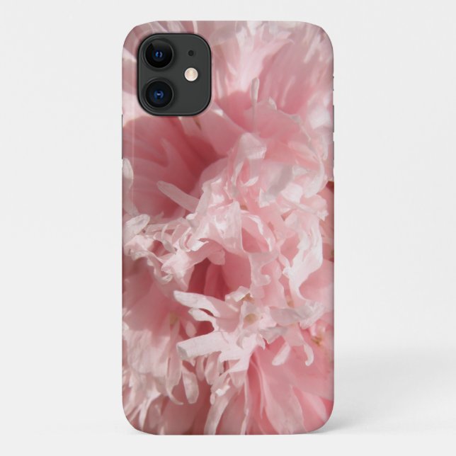 Pretty Pale Pink Poppy iPhone 3 Case (Back)