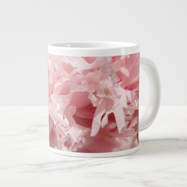 Pretty Pale Pink Poppy Mug (Front Right)
