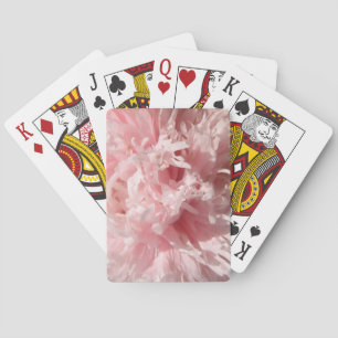 Pretty Pale Pink Poppy Playing Cards