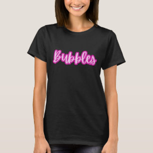 Pretty Pale Pink Text Bubbles Women’s  T-Shirt