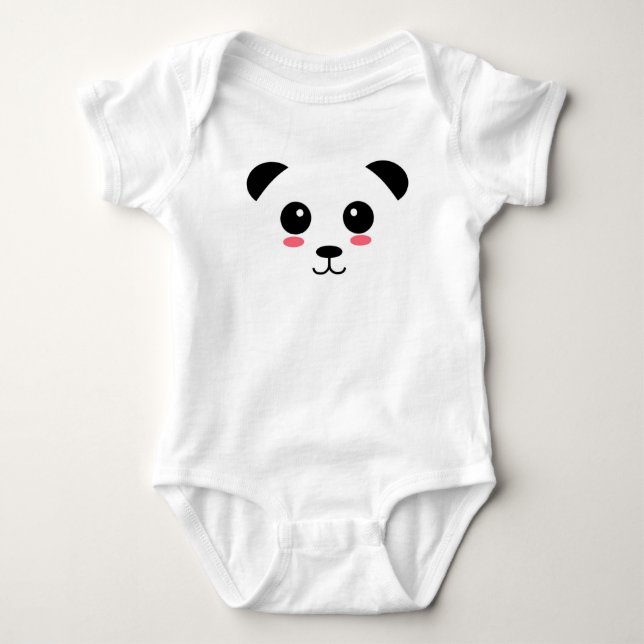 Pretty Panda Baseball T T-Shirt (Front)