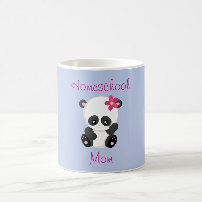 Pretty Panda Homeschool Mum Coffee Mug (Center)