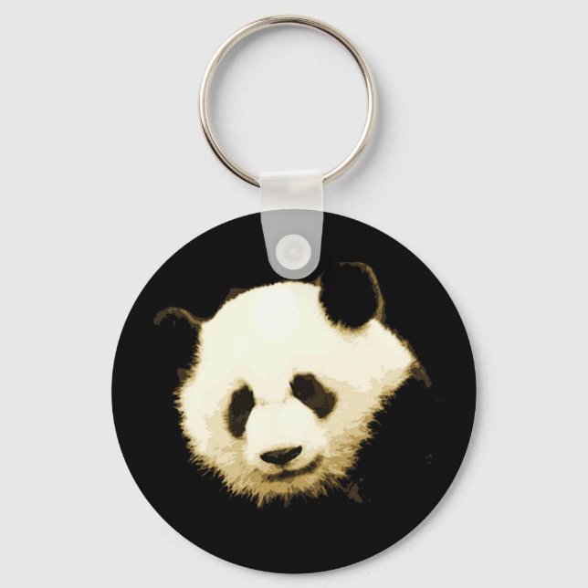Pretty Panda Key Ring (Front)