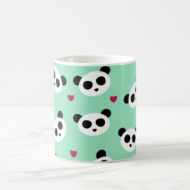 Pretty Panda Pattern Coffee Mug (Center)